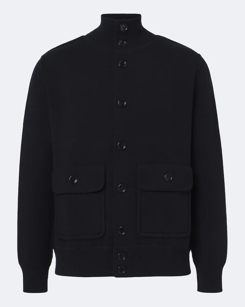 ALLUDE Giacca in lana e cashmere Blu