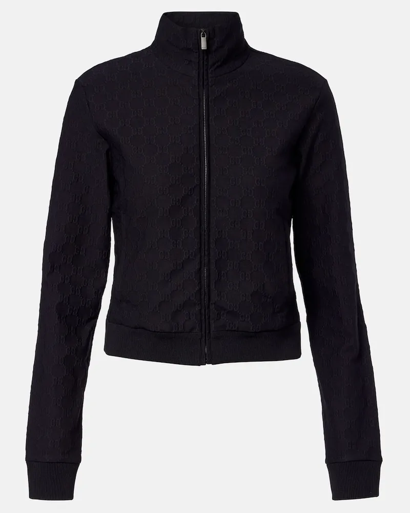 Gucci Giacca sportiva in jacquard GG Nero