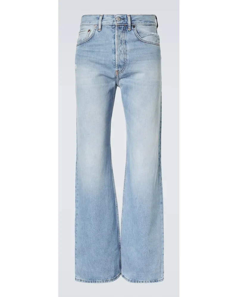 Acne Studios Jeans a gamba larga 2021M a vita media Blu