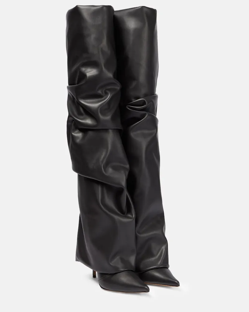 Alexandre Vauthier Stivali in similpelle Nero