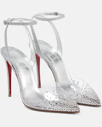 Christian Louboutin Pumps Spikaqueen in PVC Argento