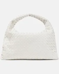 Bottega Veneta Borsa a spalla Hop Small in pelle Bianco