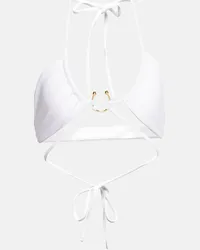 JADE SWIM Top bikini Zuri Bianco