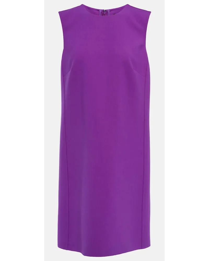 Oscar de la Renta Miniabito in misto lana Viola