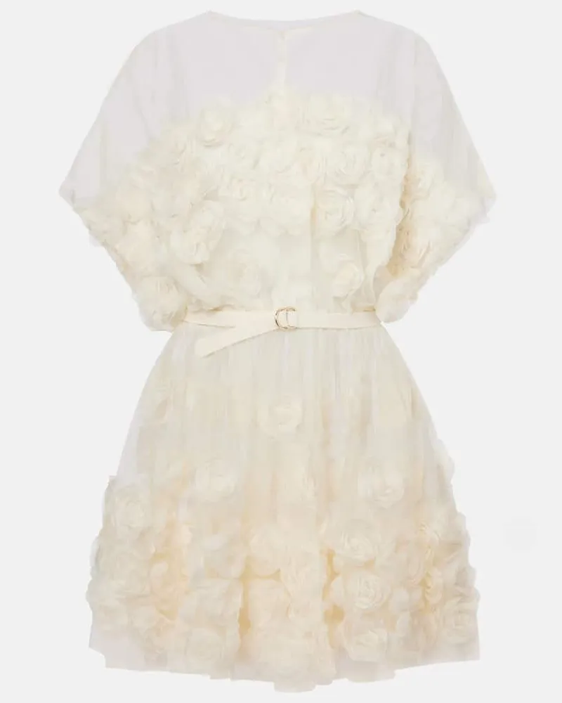 Norma Kamali Bridal - Abito corto in tulle Bianco