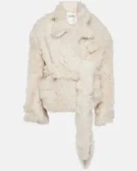 THE MANNEI Giacca oversize Rioni in shearling Marrone