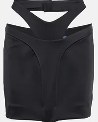 Thierry Mugler Minigonna con cut-out Nero