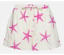 Shorts Starfish in popeline di cotone