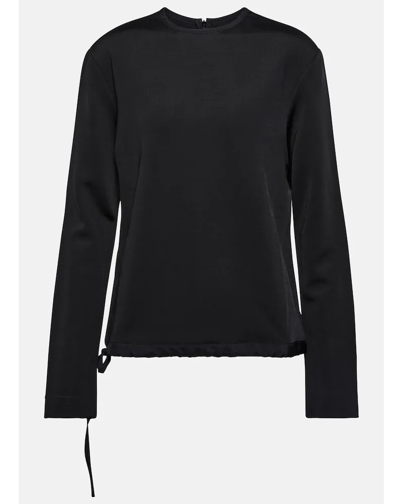 Jil Sander Pullover girocollo Nero