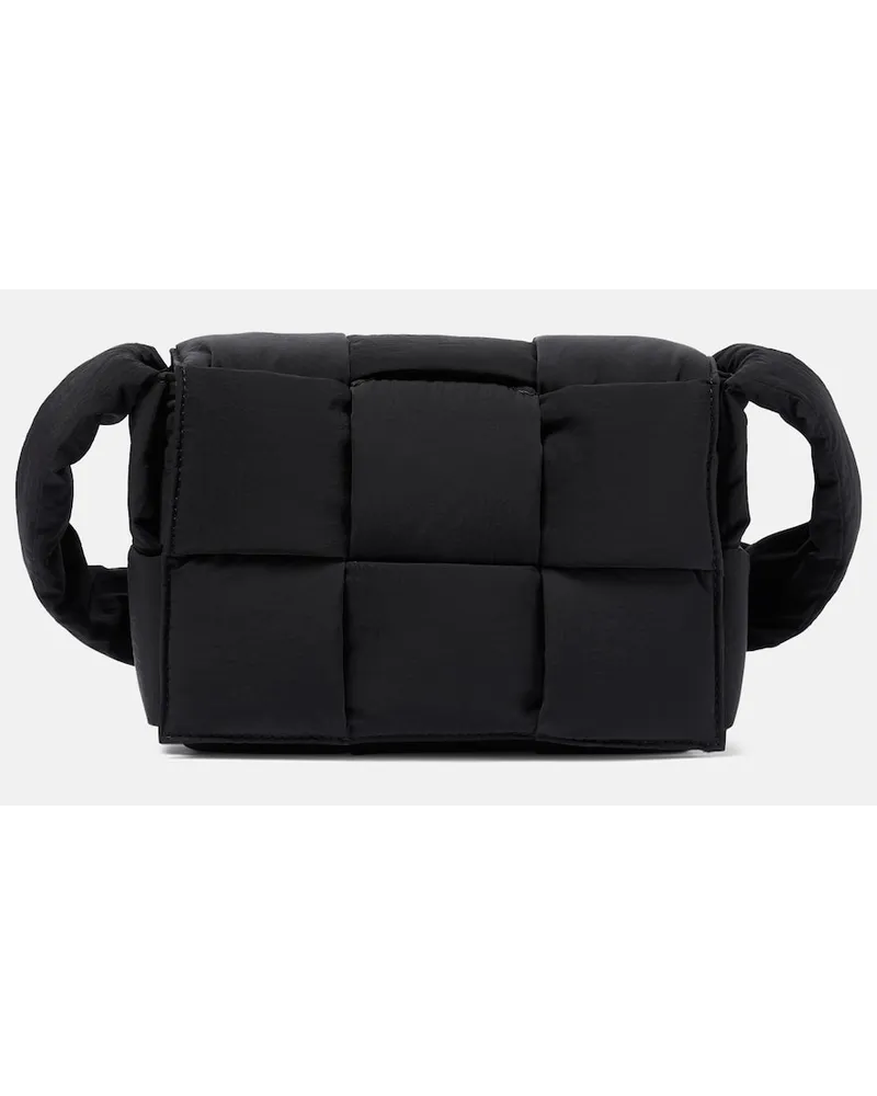 Bottega Veneta Borsa a spalla Padded Tech Small Cassette Nero