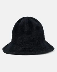 Isabel Marant Cappello da pescatore Holmy con ricamo Nero