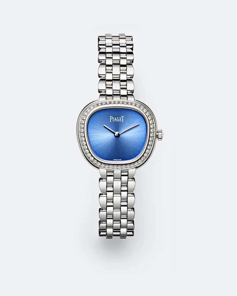 Piaget Orologio Sixtie in acciaio inossidabile con diamanti Argento