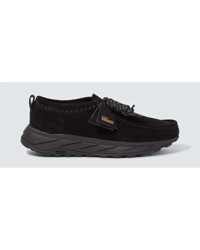 Clarks Sneakers Walla Eden in suede Nero