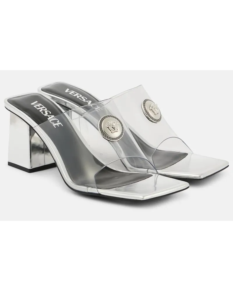 Versace Sandali Medusa '95 in PVC Bianco