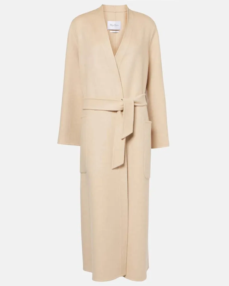 Max Mara Cappotto Vezzoso in cammello Beige