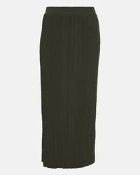 Max Mara Leisure - Gonna midi Carnia plissé in jersey Verde