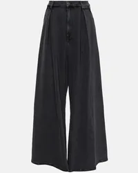 Giuseppe di Morabito Jeans oversize con pieghe a gamba larga Nero