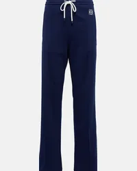 Loewe Pantaloni sportivi Anagram a vita alta Blu