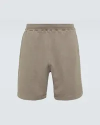 Stone Island Shorts in pile di cotone Grigio