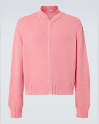 Acne Studios Cardigan in misto lana Rosa