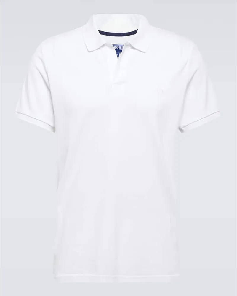 Vilebrequin Polo Palatin in cotone piquÃ Bianco