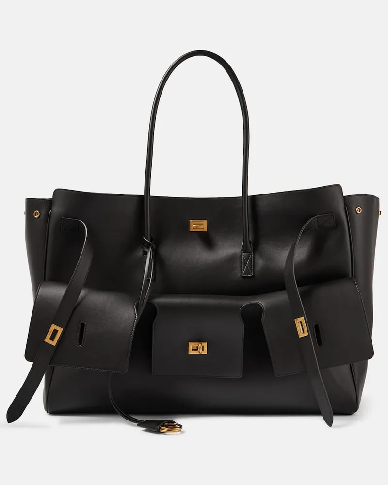 Balenciaga Borsa Bel Air XL in pelle Nero