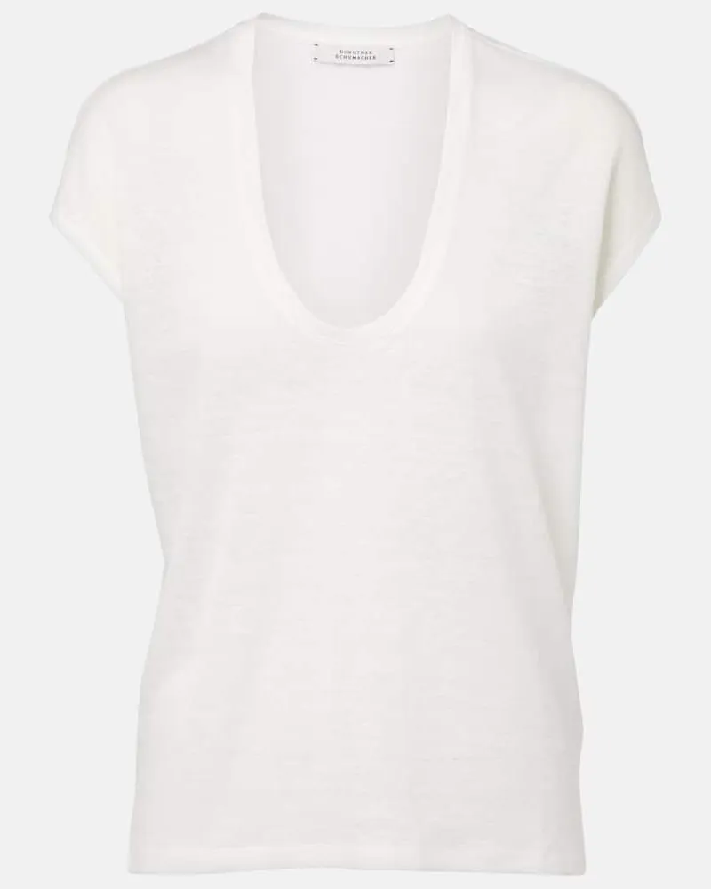 Dorothee Schumacher Top Natural Ease Bianco