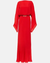 Max Mara Abito lungo in cady Rosso