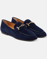 TOD'S Mocassini in suede Blu