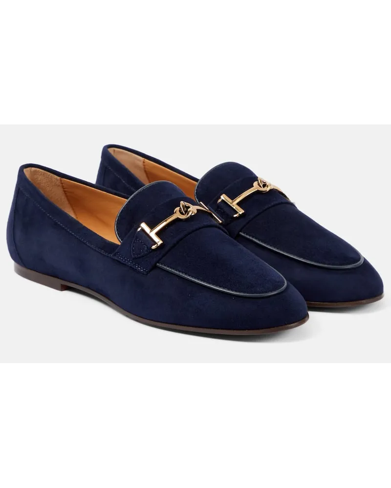 TOD'S Mocassini in suede Blu
