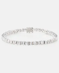 Suzanne Kalan Bracciale Classic Diamond in oro bianco 18kt con diamanti Argento