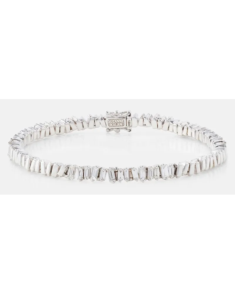 Suzanne Kalan Bracciale in oro bianco 18kt con diamanti Argento