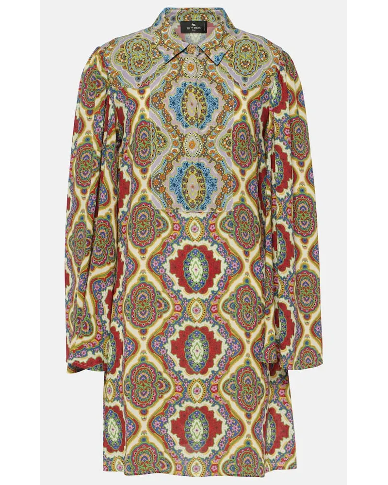 Etro Miniabito con stampa Multicolore