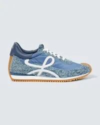 Loewe Sneakers Flow Runner con pelle Blu