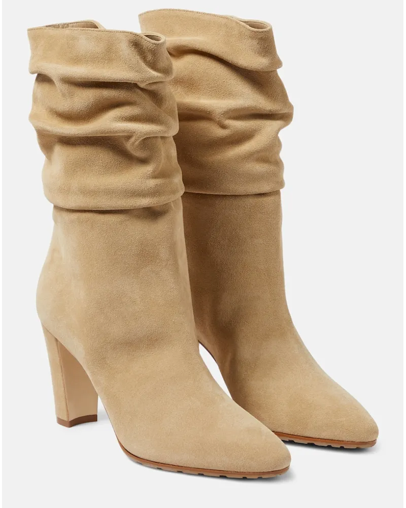 Manolo Blahnik Stivaletti Calasso in suede Marrone