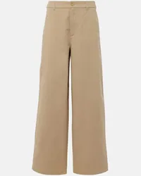 Acne Studios Pantaloni a gamba larga Pablo in twill Beige