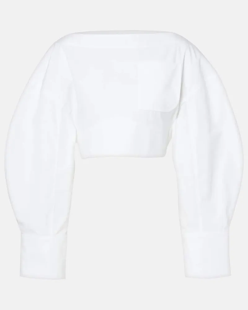 Jacquemus Camicia Barco in cotone Bianco