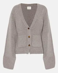 KHAITE Cardigan Scarlet in cashmere Grigio