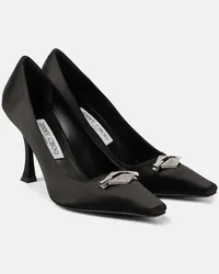 Jimmy Choo Pumps Ryker 90 in raso Nero