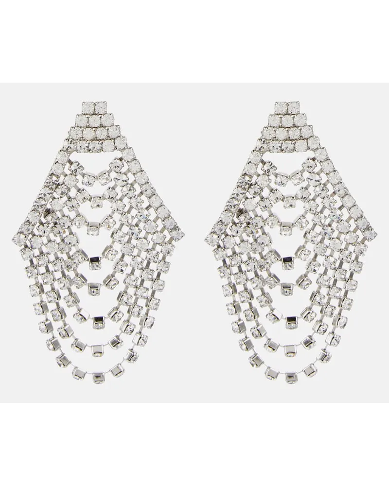 Jennifer Behr Orecchini Seraphina Cascade Argento