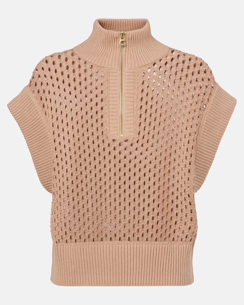 Varley Pullover Gaines in cotone Beige