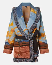 Alanui Cardigan in lana, seta, cashmere e cotone Multicolore