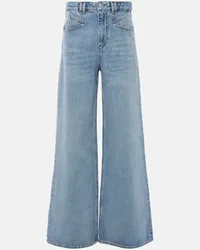 Isabel Marant Jeans a gamba larga Lemony Blu