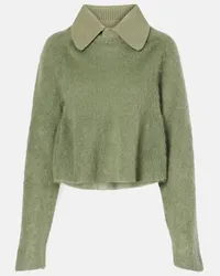 Loewe Pullover in misto mohair Verde