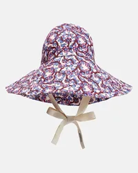 Isabel Marant Cappello Edona in canvas di cotone Multicolore