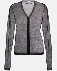 Acne Studios Cardigan Keru in misto lana Nero