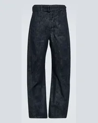 Christophe Lemaire Jeans Twisted con cintura Blu