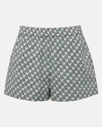 Tory Burch Shorts in popeline di misto cotone Blu