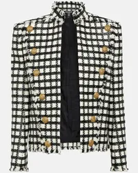 Balmain Giacca in tweed principe di Galles Multicolore