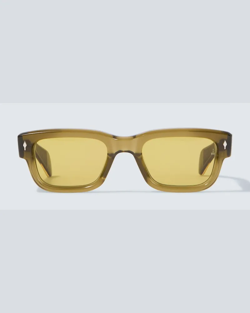 Jacques Marie Mage Occhiali da sole squadrati Verde
